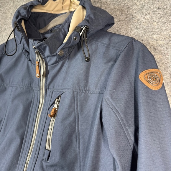 Killtec Hooded Ripstop Gorpcore Navy Blue Water Resistant Jacket Size 10 - Picture 7 of 16